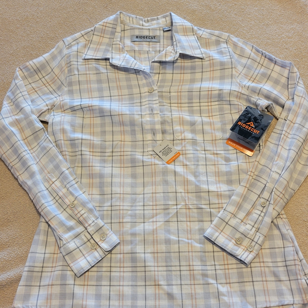 Ridgecut Plaid Button-Up Shirt